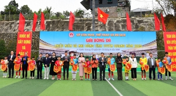 Hội viên Hiệp hội doanh nghiệp tỉnh tài trợ nhiều giải thưởng Giải bóng đá Thiếu niên và Nhi đồng tỉnh Tuyên Quang năm 2025